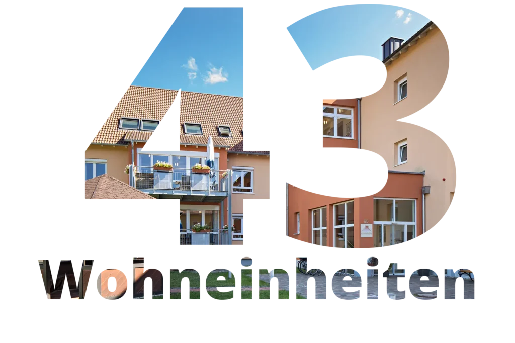 es gibt 43 Wohneinheiten in Hausach.